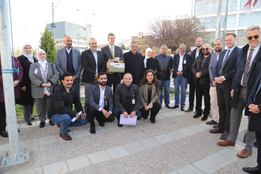 الشواربة يلتقي السفير الألماني ويبحث معه