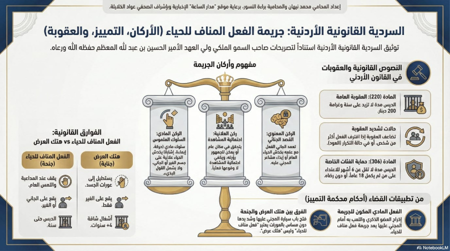 السلسلة القانونية (129): جريمة الفعل المنافي
