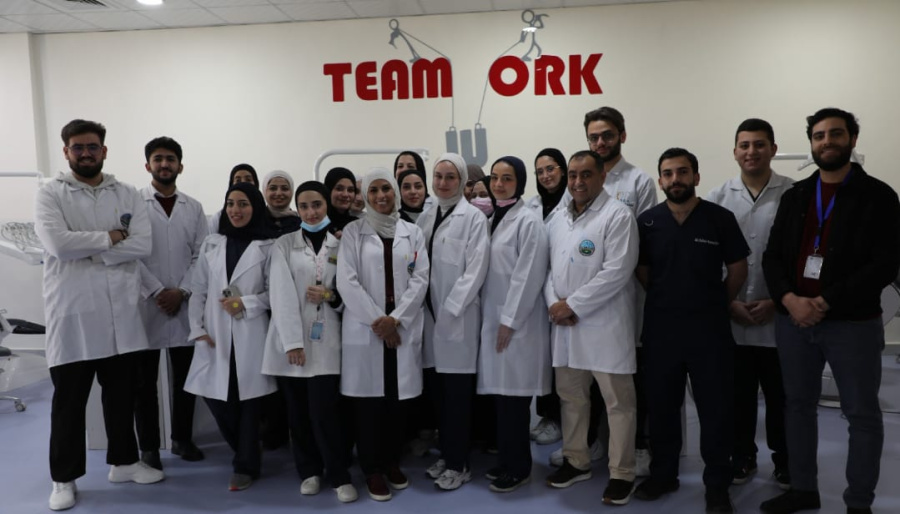 جامعة الزرقاء تستقبل أطفال جمعية عمر