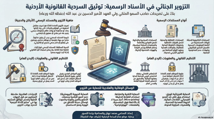 السلسلة القانونية (133): جريمة التزوير الجنائي