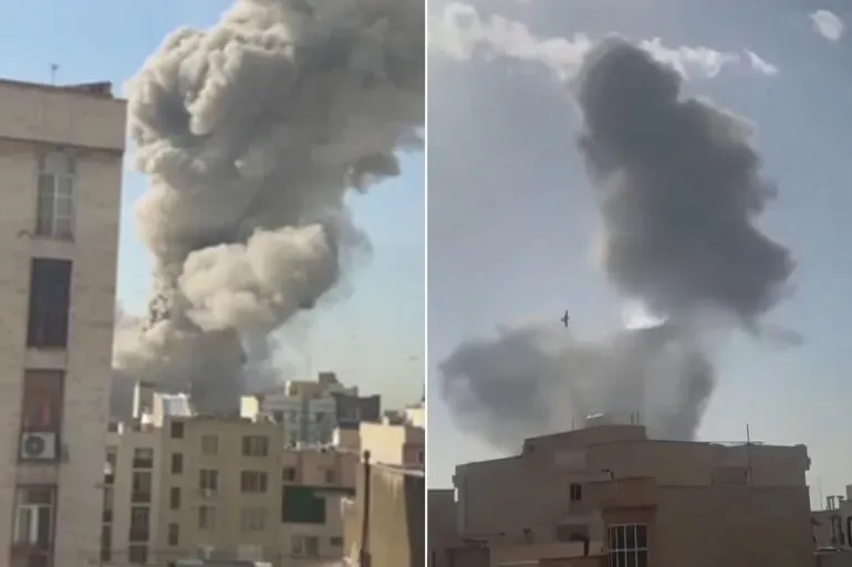 هجوم أمريكي إسرائيلي على إيران.. انفجارات