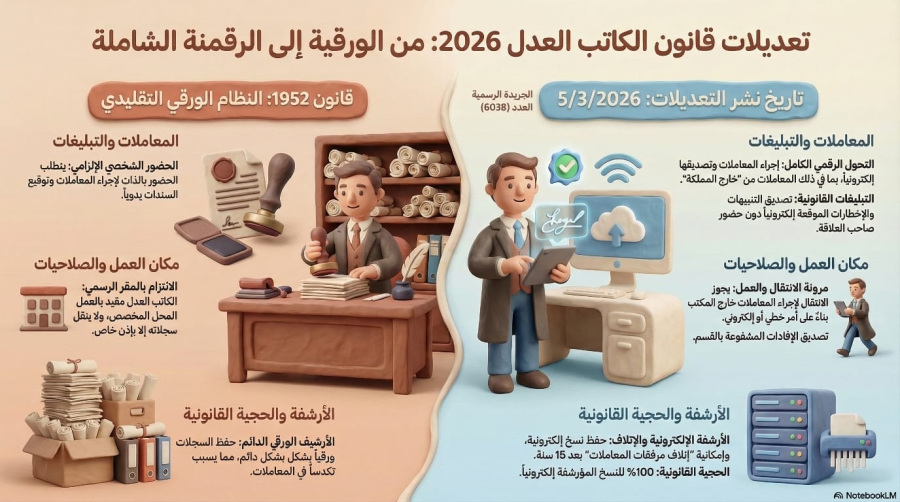 السلسلة القانونية (151): التعديلات على قانون