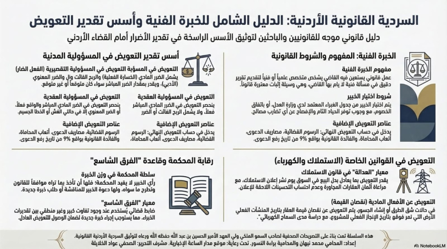 السلسلة القانونية (156): تقدير التعويض في