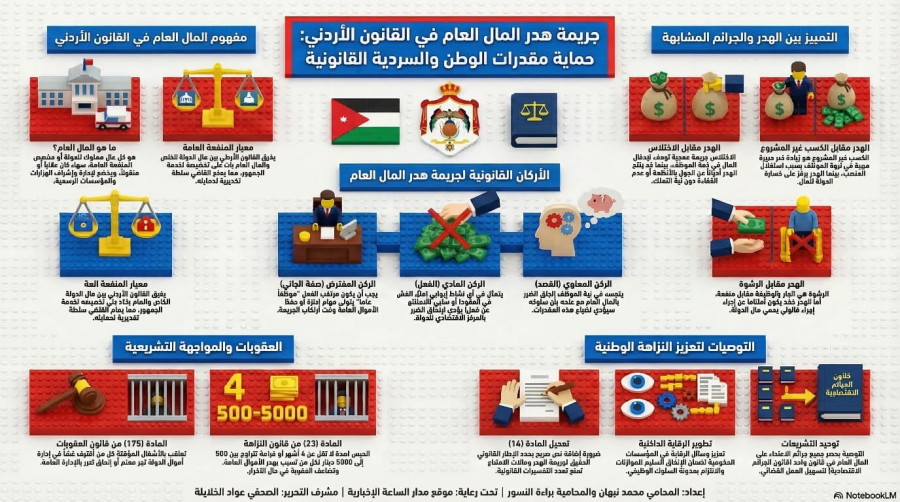 السلسلة القانونية (159): جريمة هدر المال