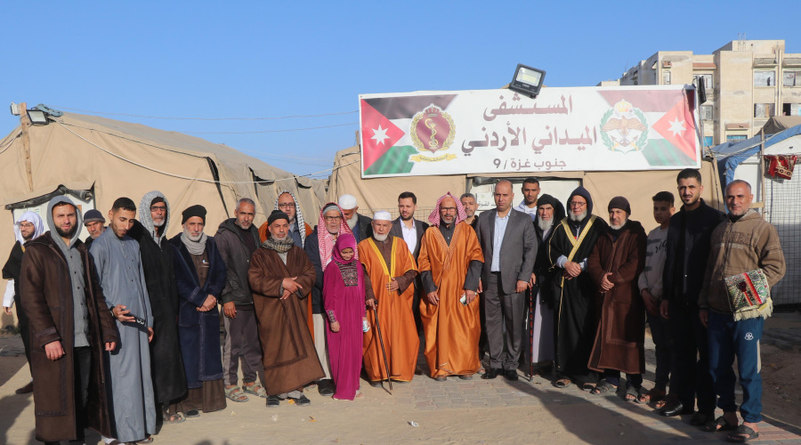 المستشفى الميداني الأردني جنوب غزة9 يستقبل