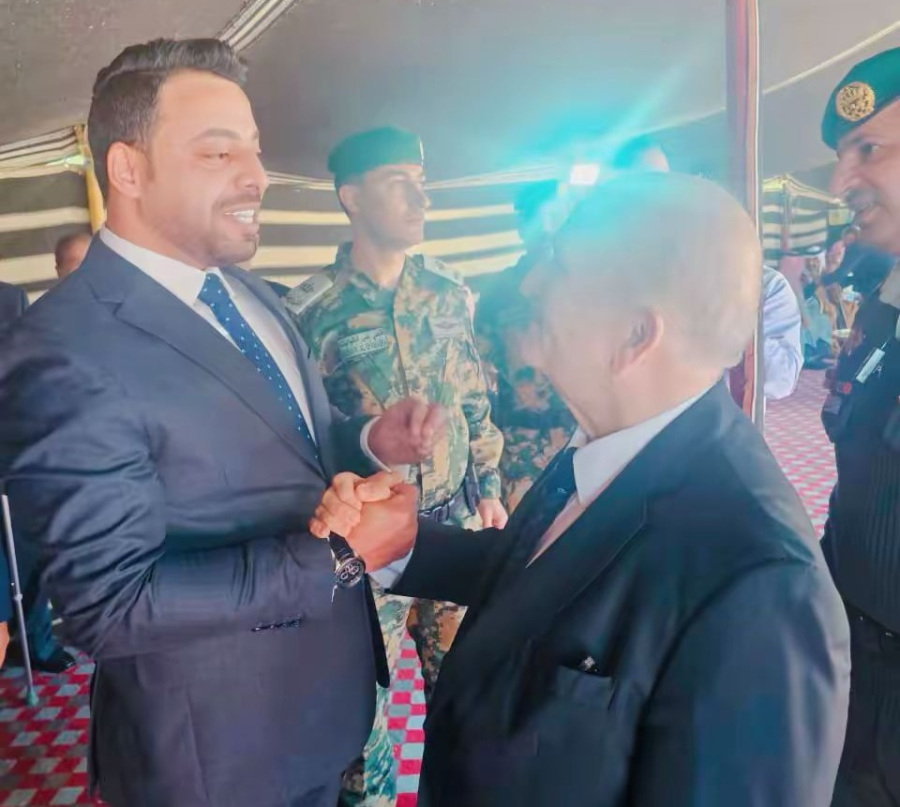 أبو وندي يهنئ الأمير الحسن بعيد