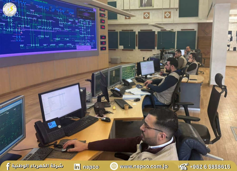 الخرابشة يطلع على جاهزية النظام الكهربائي