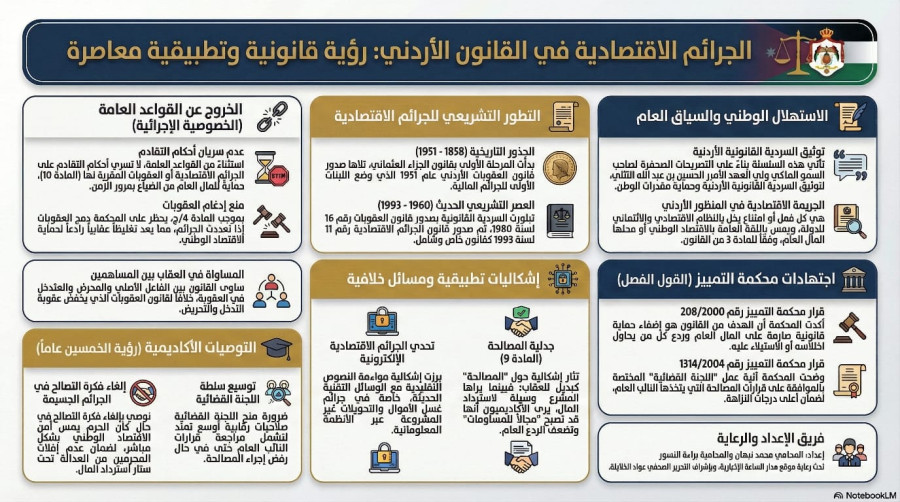 السلسلة القانونية (179): مفهوم الجرائم الاقتصادية