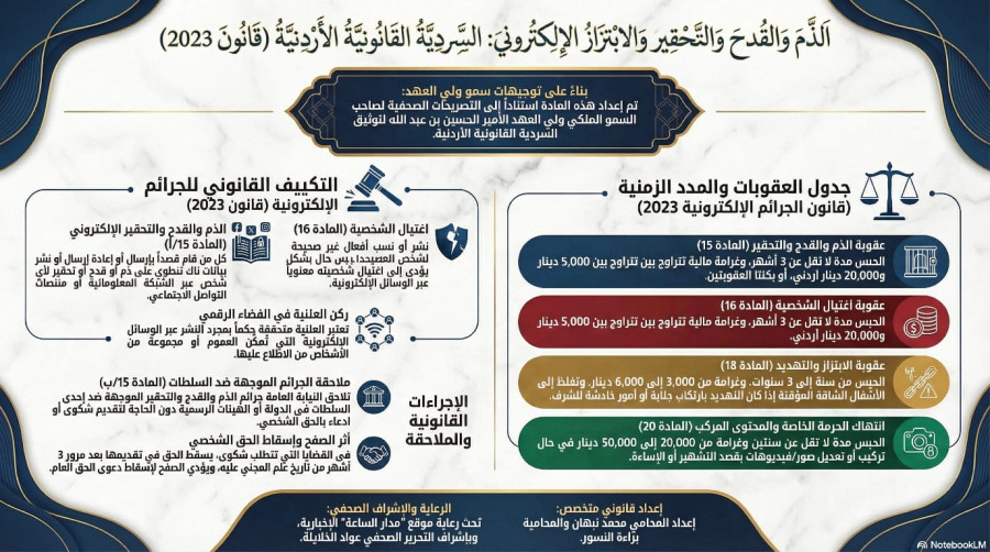 السلسلة القانونية (180): جرائم الذم والقدح