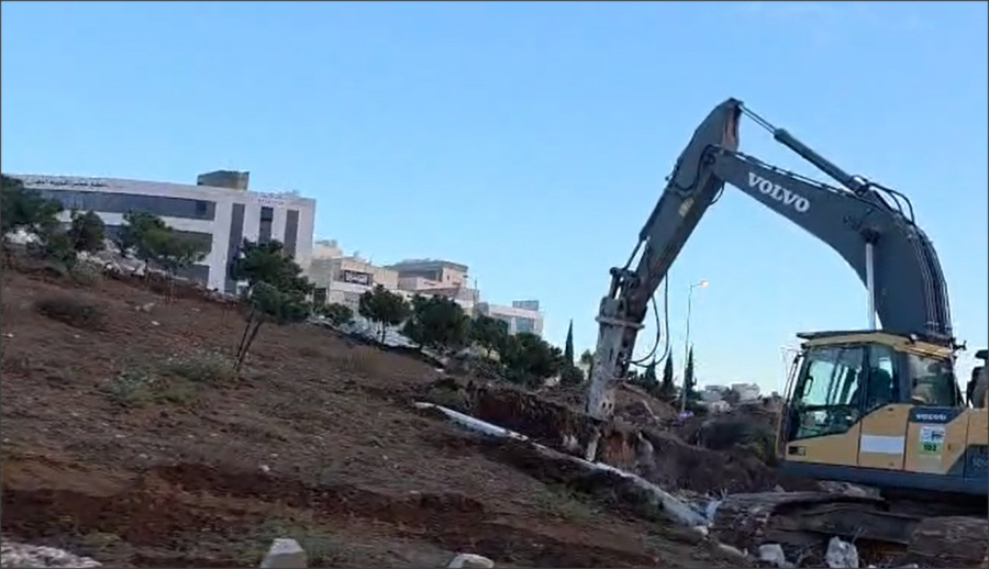 امانة عمان: انزال عمود بارتفاع 39