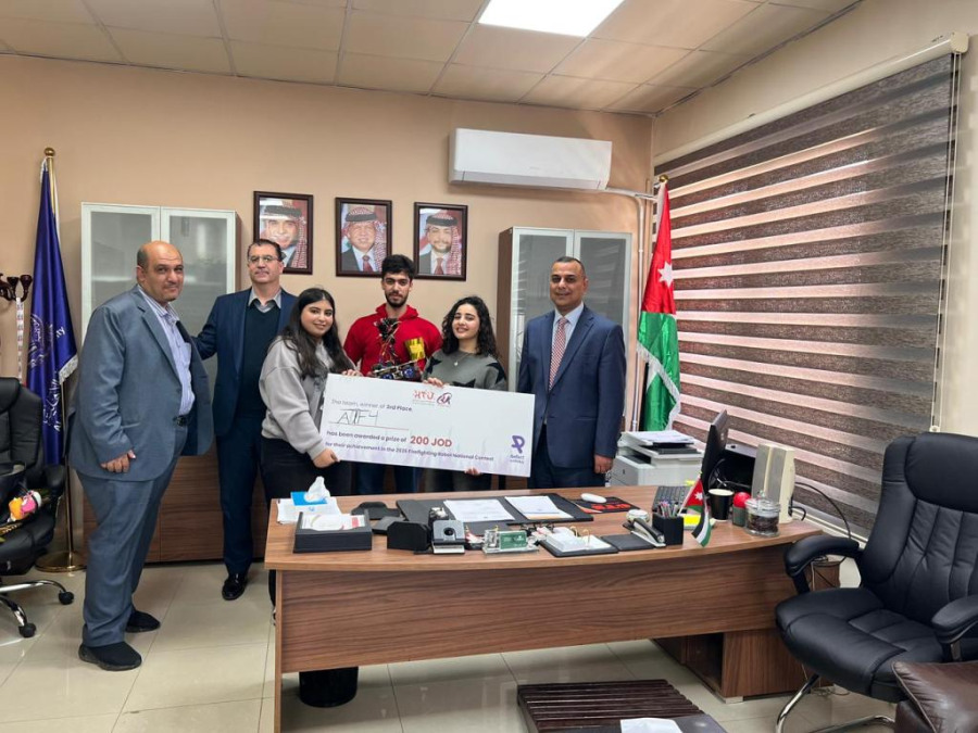 هندسة عمّان الأهلية تفوز بالمركز الثالث