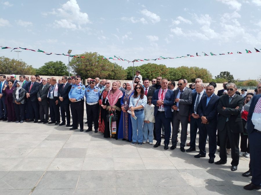 إربد تتجمل بيوم العلم (صور وفيديوهات)