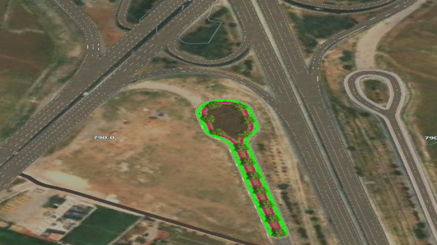 بدء تنفيذ مسارات للمشاة والدراجات على