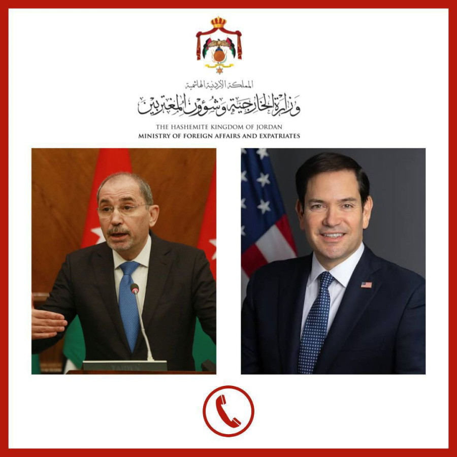 الصفدي يهاتف نظيره الأميركي.. وهذا ما