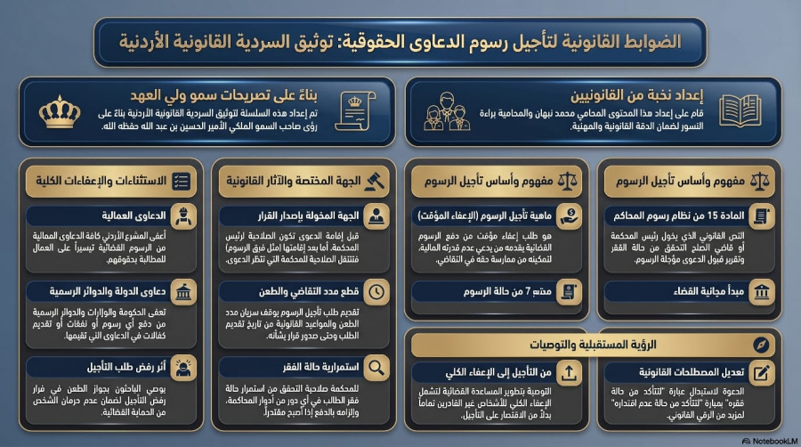 السلسلة القانونية (206): الضوابط القانونية لتأجيل