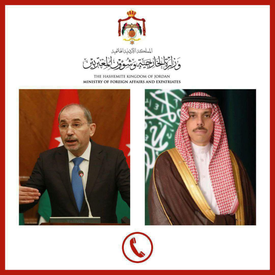 الصفدي يهاتف نظيره السعودي.. وهذا ما
