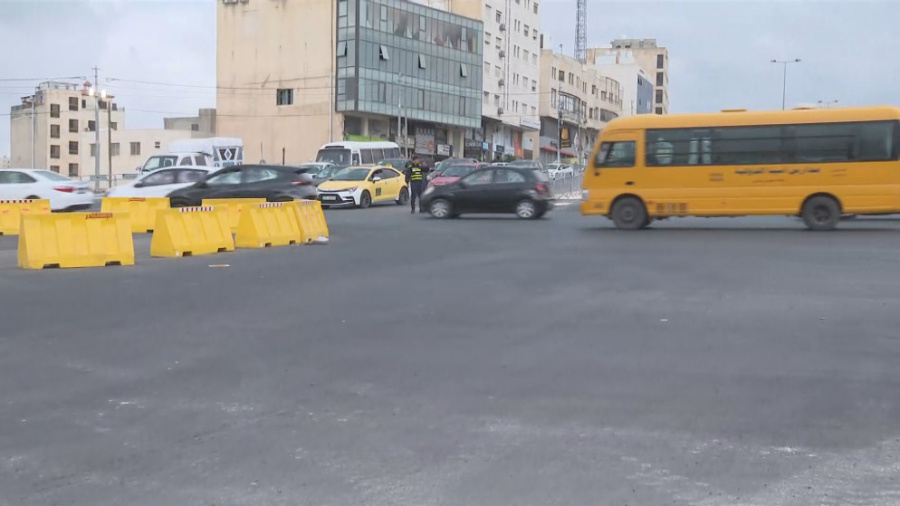 أمانة عمان: البدء بوضع الأرصفة والجزر
