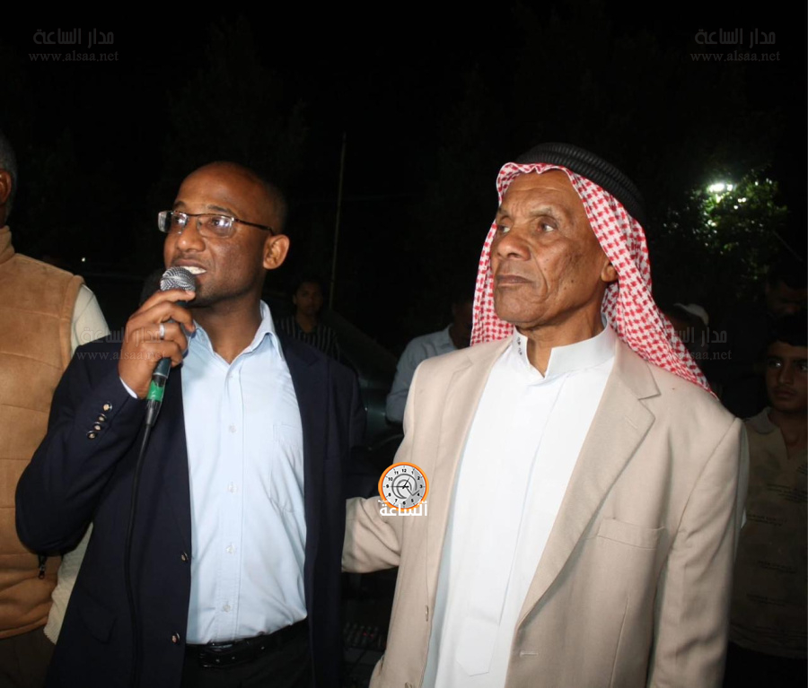 الصقور يزفون فرج المصالحة (صور)