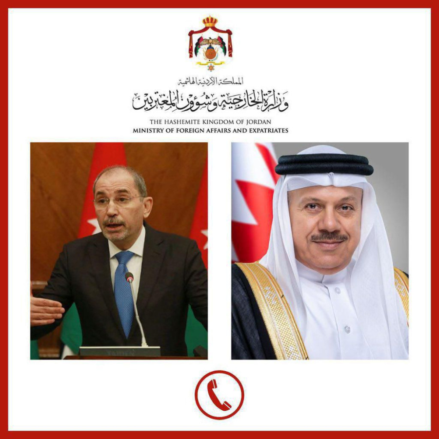 الصفدي يتلقى اتصالا من نظيره البحريني..