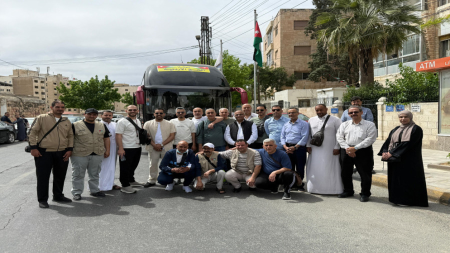 البعثة الإعلامية الأردنية تتوجه إلى الديار