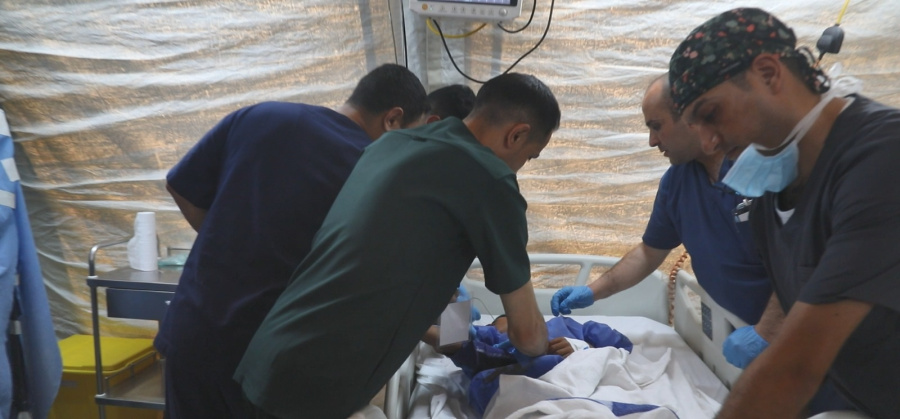 المستشفى الميداني الأردني جنوب غزة10 يباشر