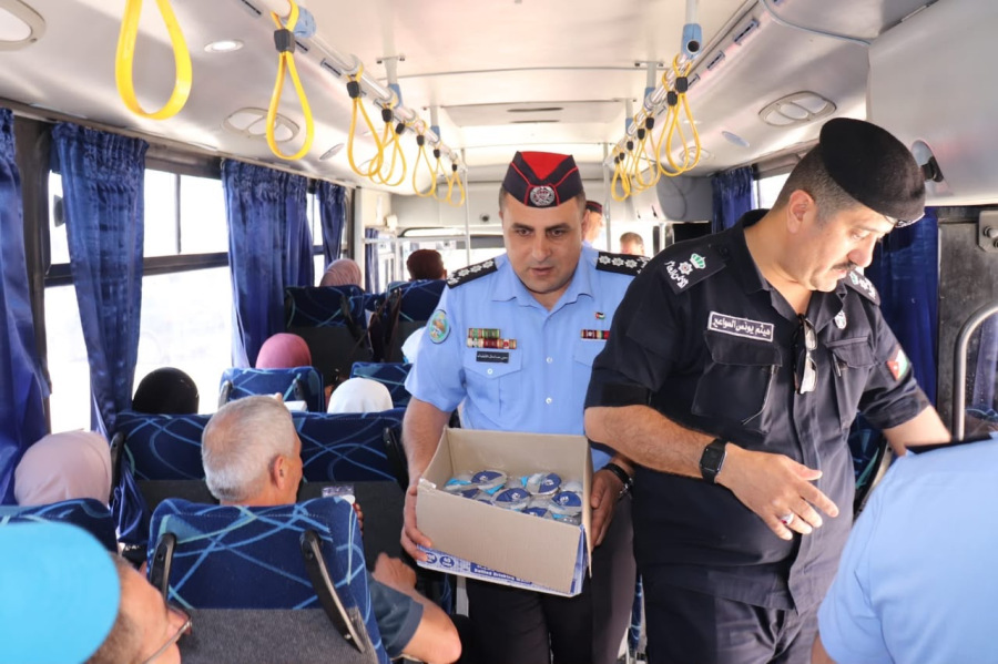 الأمن الأردني: خدمات متكاملة للحجاج العائدين