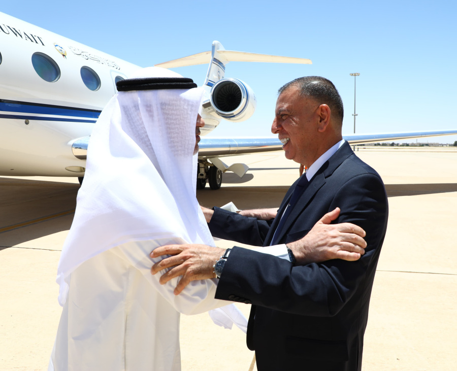 الفراية يستقبل نظيره الكويتي