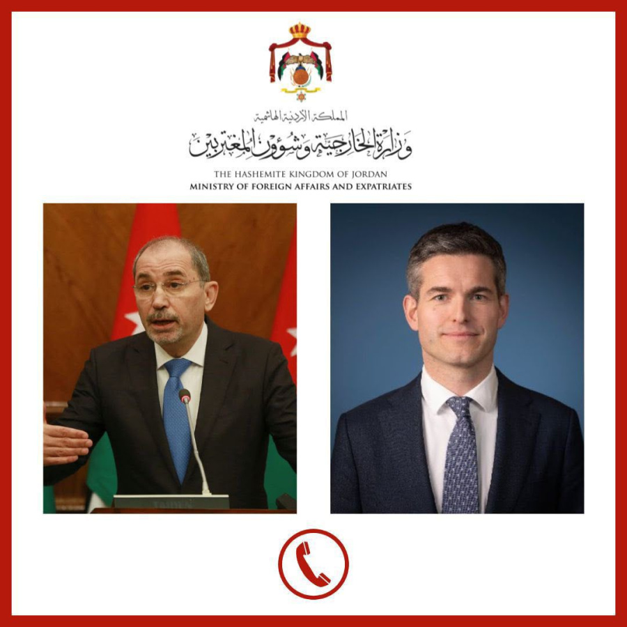 الصفدي يتلقى اتصالا من نظيره الهولندي