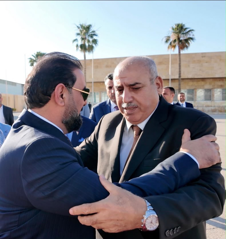 القاضي وعطية في وداع رئيس مجلس