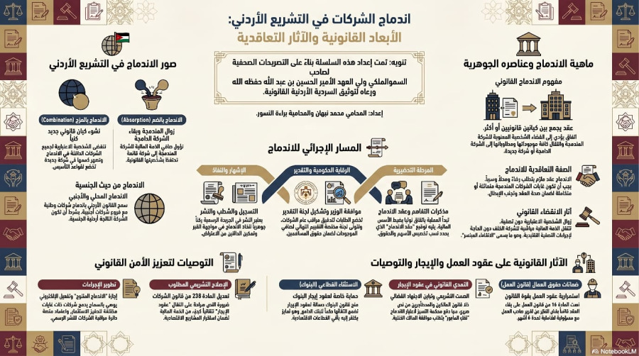 السلسلة القانونية (227): اندماج الشركات في