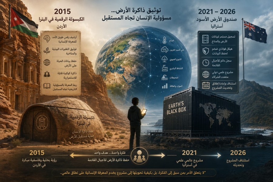 كبسولة الكوكب الرقمية في البترا 2015،