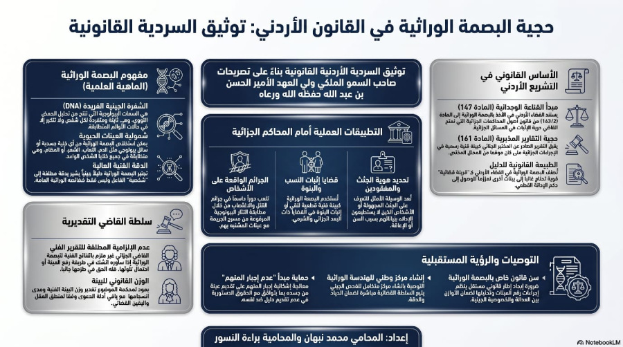 السلسلة القانونية (230): البصمة الوراثية (DNA)