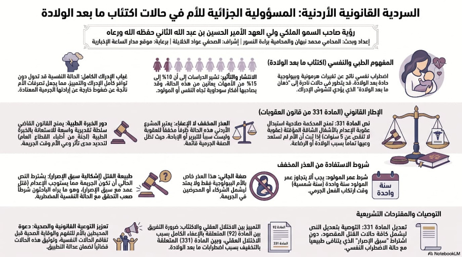 السلسلة القانونية (235): قتل الأم وليدها