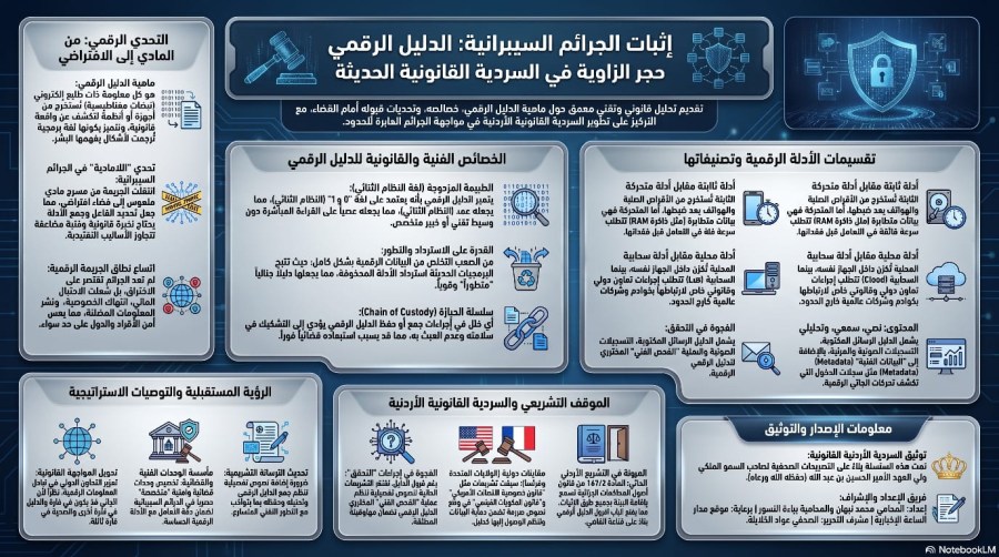 السلسلة القانونية (236): حجية الدليل الرقمي
