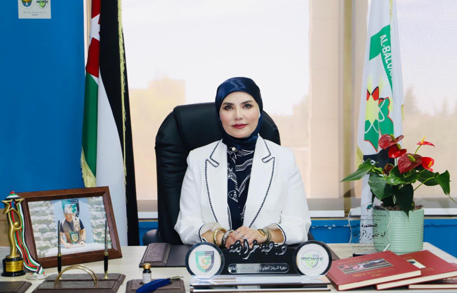 الخرابشة عضوة في اللجنة الإقليمية للاتحاد