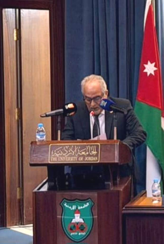 أ.د. حمدان بالمؤتمرالعربي في الأردنية :