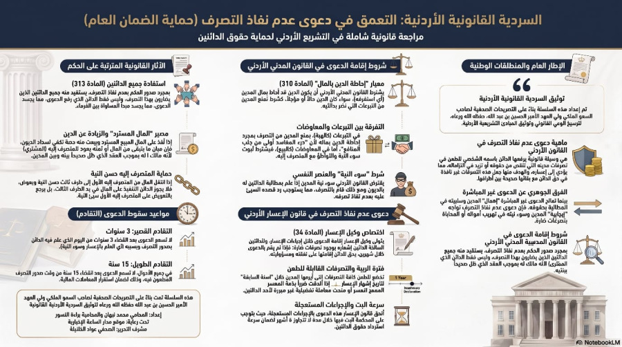 السلسلة القانونية (237): دعوى عدم نفاذ