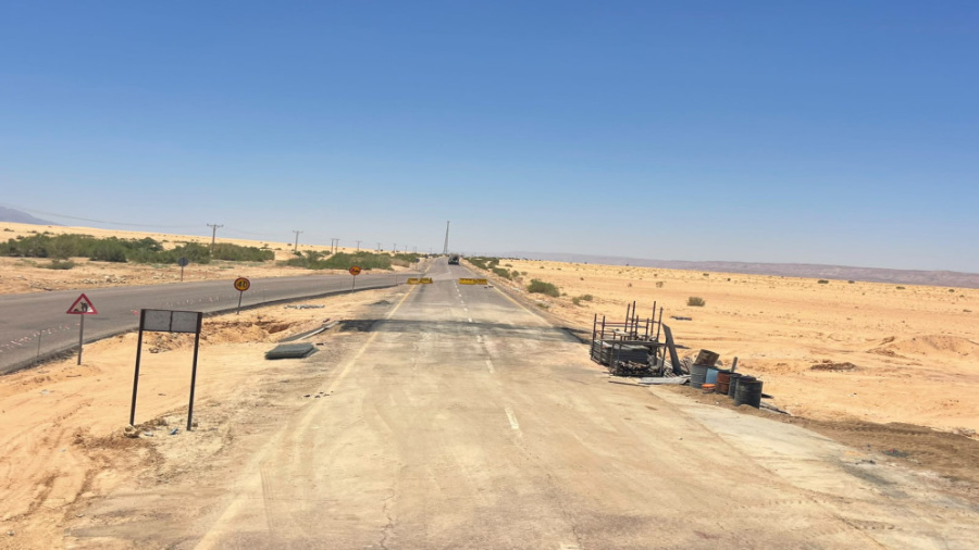 إعادة فتح طريق وادي عربة الرئيسي