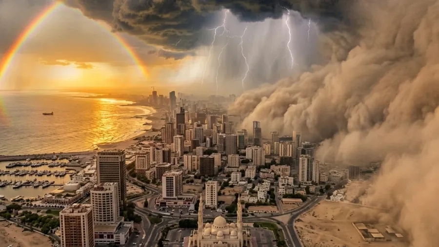 اضطرابات جوية صيفية تضرب أجزاء واسعة