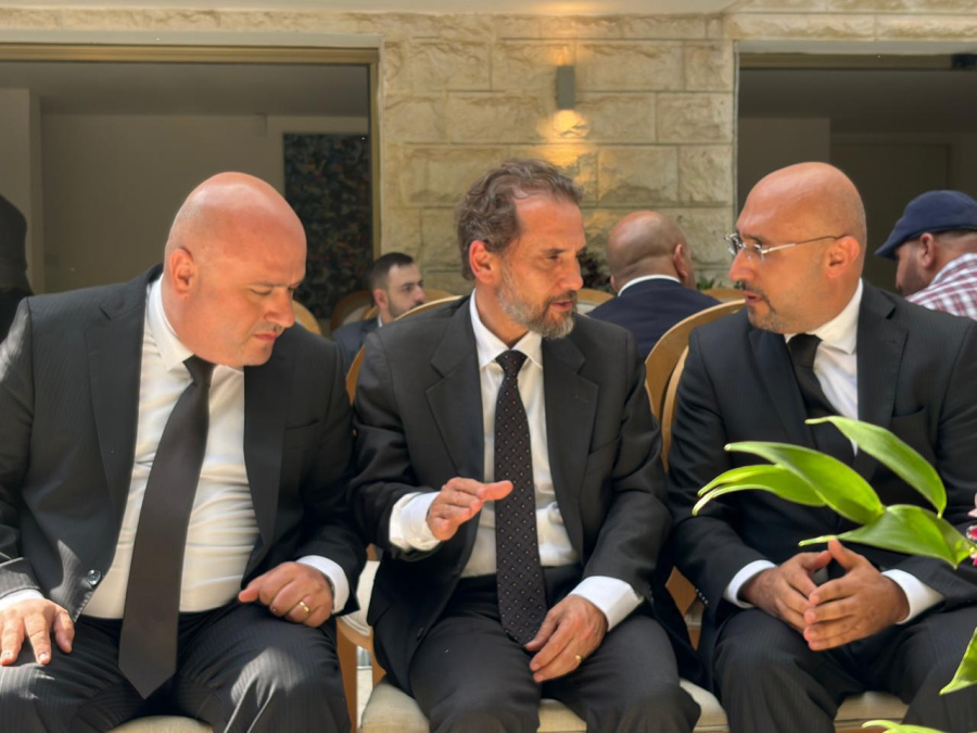 الأمير مرعد ووزراء ومسؤولون وسفراء وشخصيات