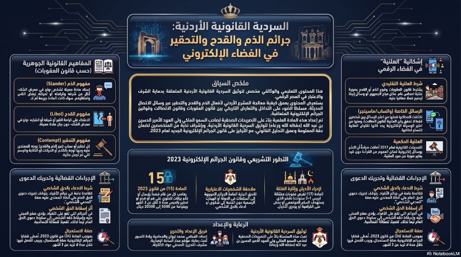 السلسلة القانونية (242): جرائم الذم والقدح