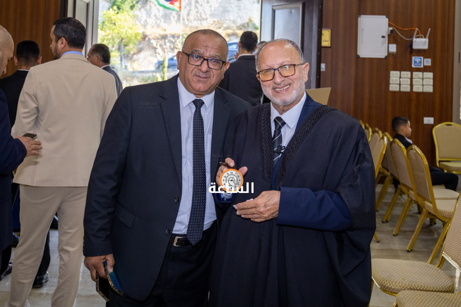 الخالدي يهنئ مراد والسليحات (صور)