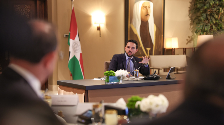 ولي العهد يترأس اجتماعا دوريا للمجلس