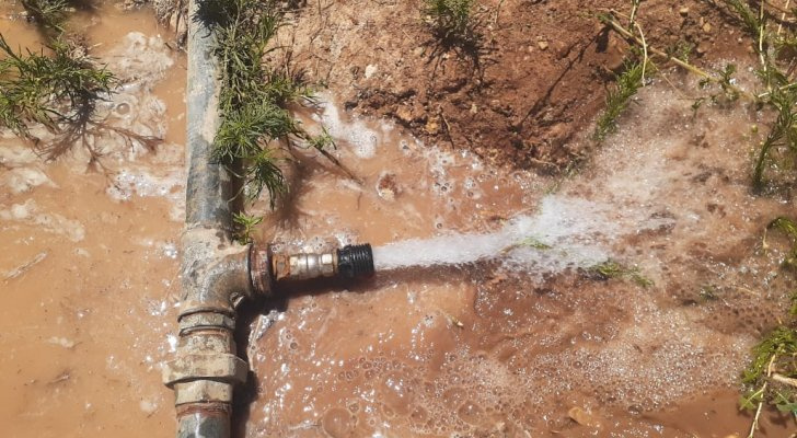 ضبط اعتداء على شبكة الري بالأغوار