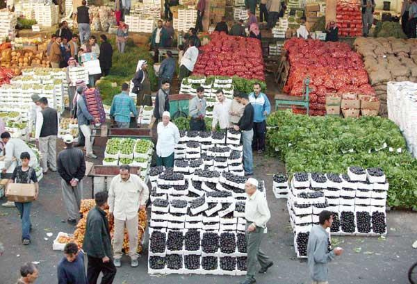 اسعار الخضار والفواكه في السوق المركزي