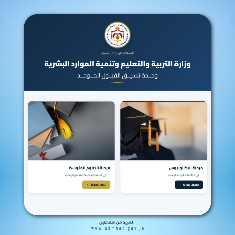 القبول الموحد: 607 تخصصات متاحة للقبول