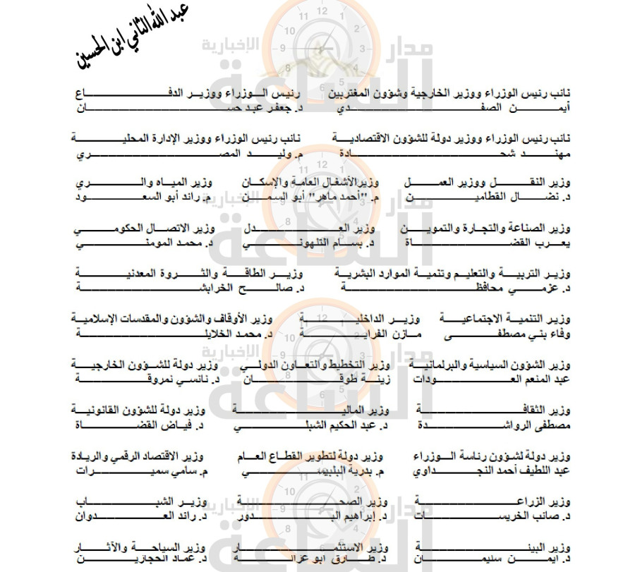 الأردن: إرادة ملكية بـ قانون الإدارة