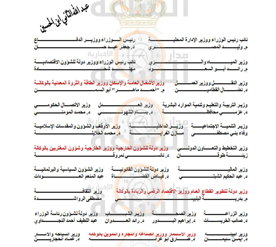 إرادة ملكية بـ نظام الناطقين الإعلاميين