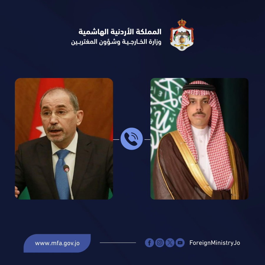 الصفدي لنظيره السعودي: تضامننا مطلق مع