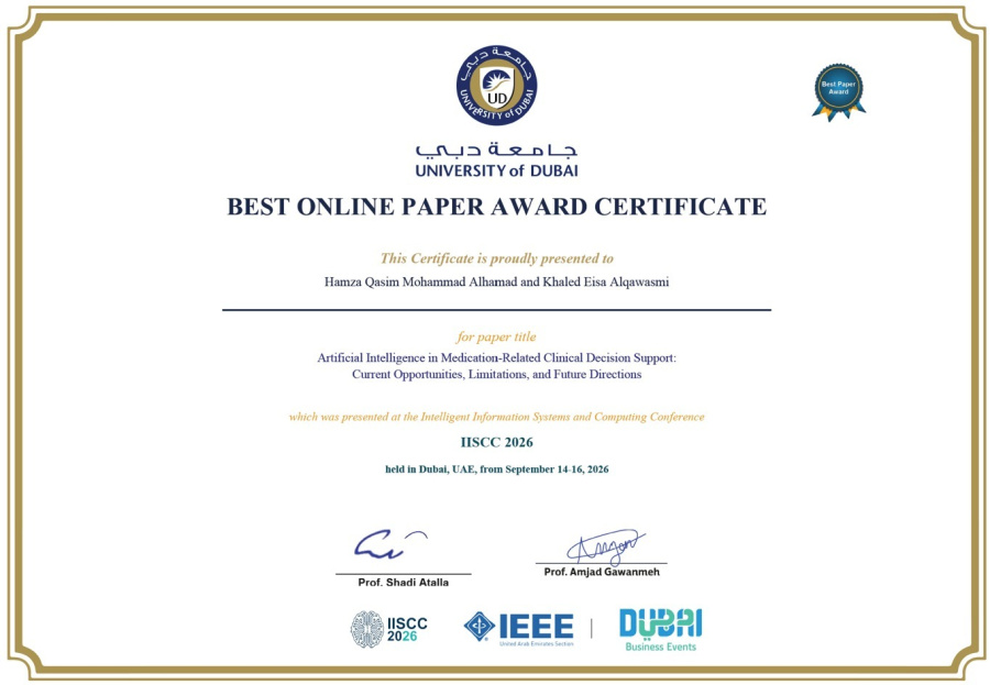 باحثان من جامعة الزرقاء يحصدان جائزة
